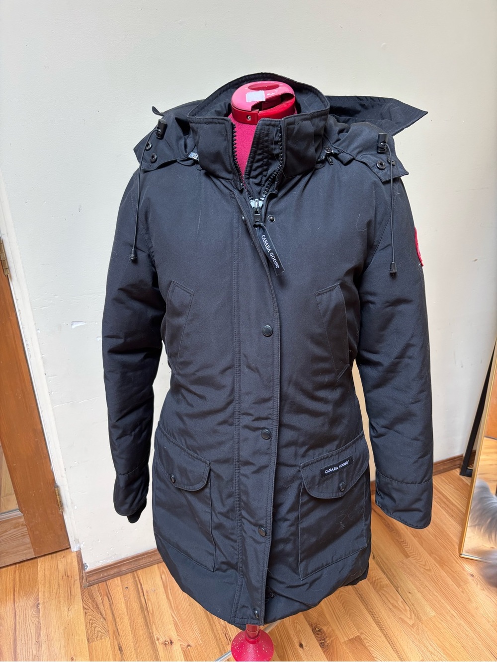 Canada Goose Black Women's Hooded Parka